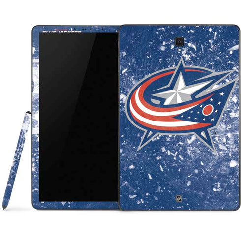 NHL Columbus Blue Jackets Frozen Samsung Galaxy Tab Skin