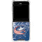 NHL Columbus Blue Jackets Frozen Galaxy Z Flip5 5G Clear Case