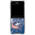 NHL Columbus Blue Jackets Frozen Galaxy Z Flip5 5G Clear Case