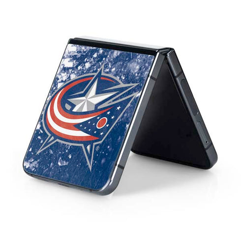 NHL Columbus Blue Jackets Frozen Galaxy Z Flip5 5G Skin
