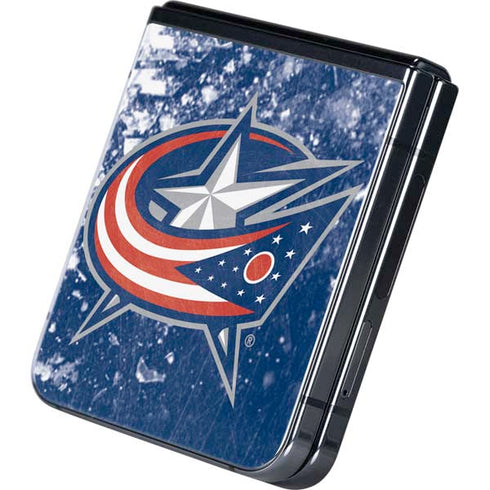 NHL Columbus Blue Jackets Frozen Galaxy Z Flip5 5G Skin