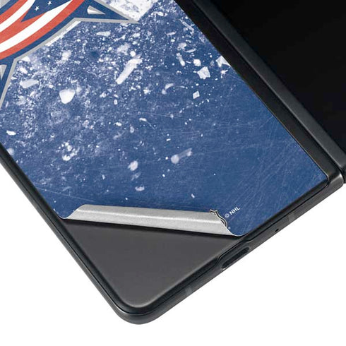 NHL Columbus Blue Jackets Frozen Galaxy Z Fold4 5G Skin