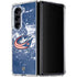 NHL Columbus Blue Jackets Frozen Galaxy Z Fold5 5G Clear Case