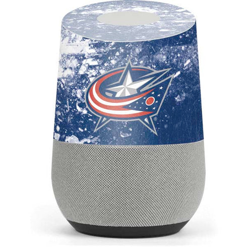 NHL Columbus Blue Jackets Frozen Google Home Skin
