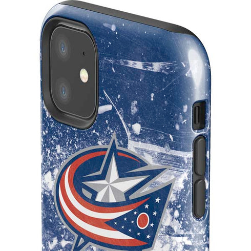 NHL Columbus Blue Jackets Frozen iPhone 11 Impact Case