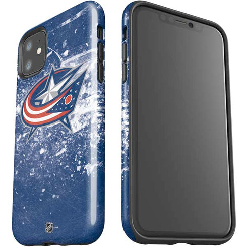 NHL Columbus Blue Jackets Frozen iPhone 11 Impact Case