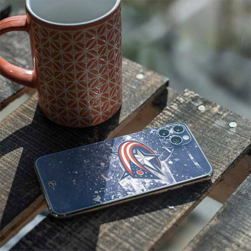 NHL Columbus Blue Jackets Frozen iPhone 11 Pro Max Skin