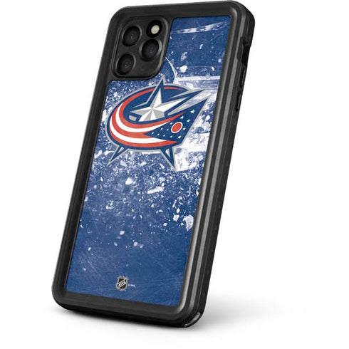 NHL Columbus Blue Jackets Frozen iPhone 11 Pro Max Waterproof Case