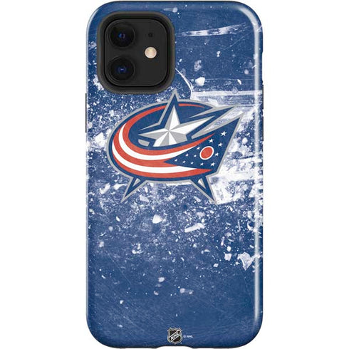 NHL Columbus Blue Jackets Frozen iPhone 12 Impact Case