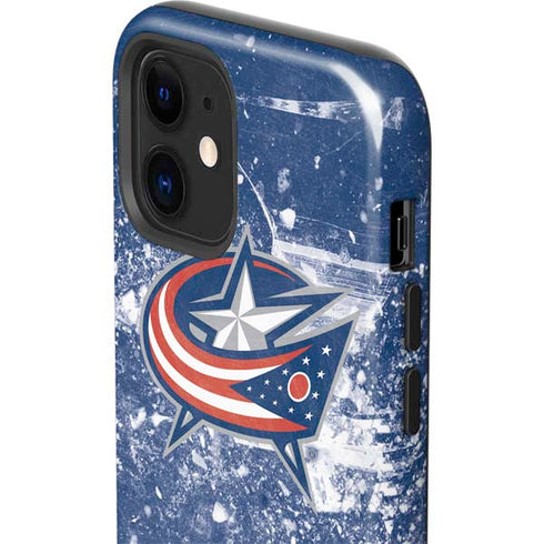NHL Columbus Blue Jackets Frozen iPhone 12 Impact Case