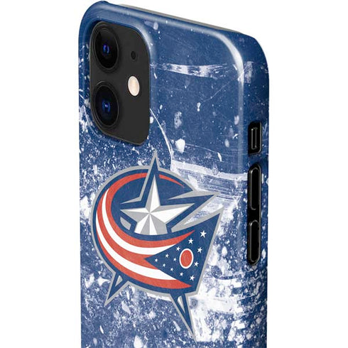 NHL Columbus Blue Jackets Frozen iPhone 12 Mini Lite Case