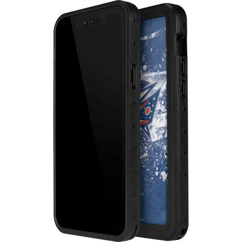 NHL Columbus Blue Jackets Frozen iPhone 12 Mini Waterproof Case