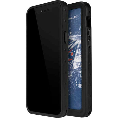 NHL Columbus Blue Jackets Frozen iPhone 12 Pro Waterproof Case