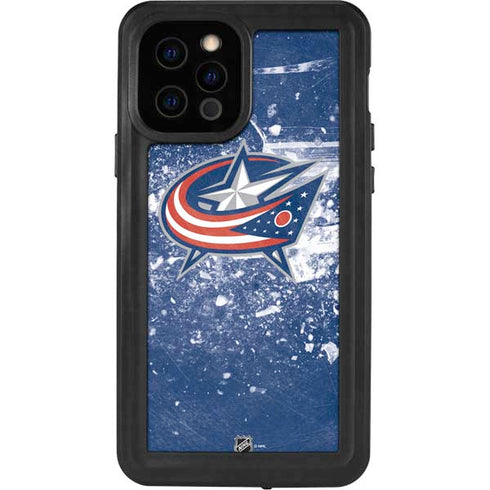 NHL Columbus Blue Jackets Frozen iPhone 12 Pro Waterproof Case