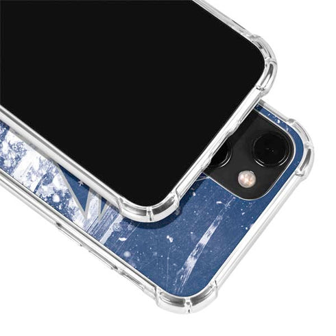 NHL Columbus Blue Jackets Frozen iPhone 13 Mini Clear Case