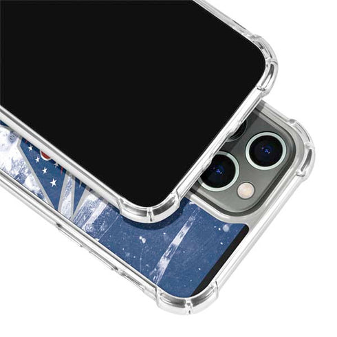 NHL Columbus Blue Jackets Frozen iPhone 13 Pro Clear Case
