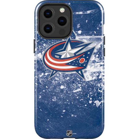 NHL Columbus Blue Jackets Frozen iPhone 13 Pro Max Impact Case