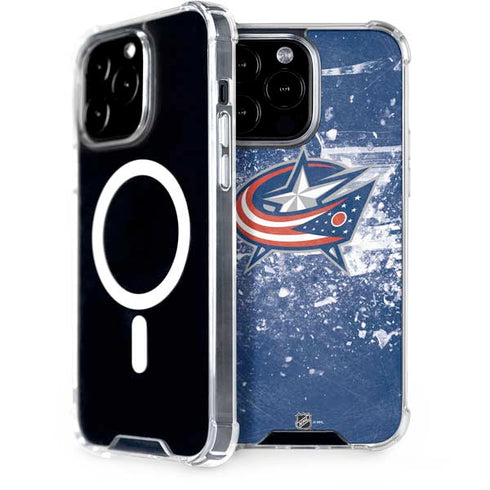NHL Columbus Blue Jackets Frozen iPhone 13 Pro Max MagSafe Case