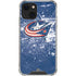 NHL Columbus Blue Jackets Frozen iPhone 14 Plus Clear Case