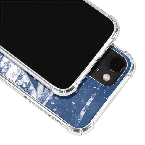 NHL Columbus Blue Jackets Frozen iPhone 14 Plus Clear Case