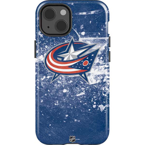 NHL Columbus Blue Jackets Frozen iPhone 15 Impact Case