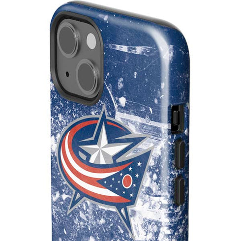 NHL Columbus Blue Jackets Frozen iPhone 14 Impact Case