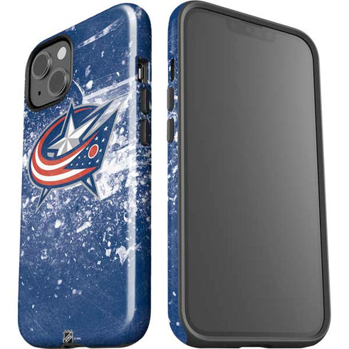 NHL Columbus Blue Jackets Frozen iPhone 15 Impact Case