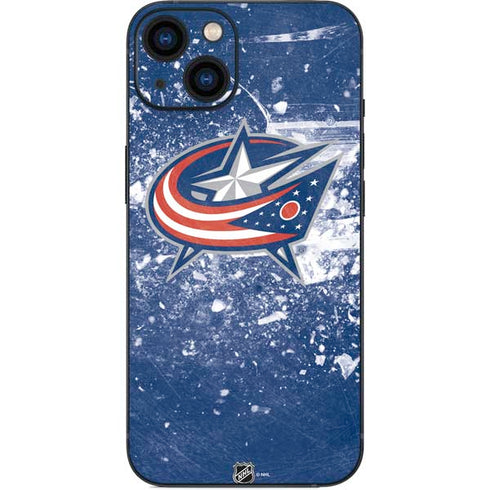 NHL Columbus Blue Jackets Frozen iPhone 14 Plus Skin