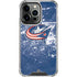 NHL Columbus Blue Jackets Frozen iPhone 15 Pro Clear Case