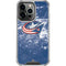 NHL Columbus Blue Jackets Frozen iPhone 14 Pro Clear Case