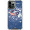 NHL Columbus Blue Jackets Frozen iPhone 15 Pro Max Clear Case