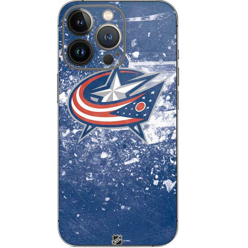 NHL Columbus Blue Jackets Frozen iPhone 14 Pro Skin