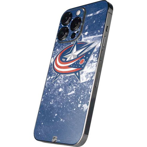 NHL Columbus Blue Jackets Frozen iPhone 14 Pro Skin