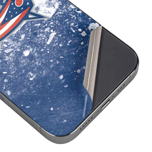 NHL Columbus Blue Jackets Frozen iPhone 14 Pro Skin