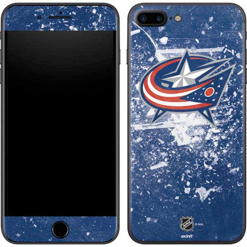 NHL Columbus Blue Jackets Frozen iPhone 8 Plus Skin