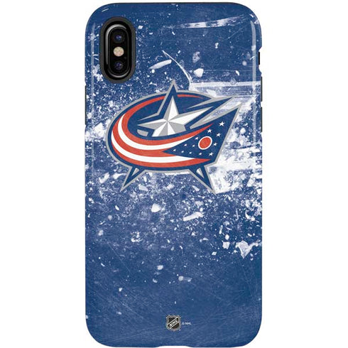 NHL Columbus Blue Jackets Frozen iPhone X Pro Case
