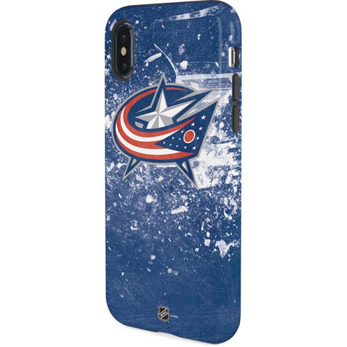 NHL Columbus Blue Jackets Frozen iPhone XS Pro Case