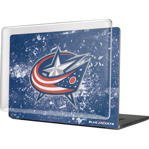 NHL Columbus Blue Jackets Frozen MacBook Pro 16in (2021-25) Case plus Skin