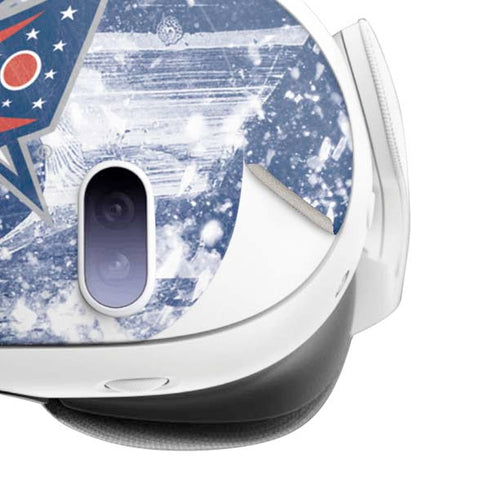NHL Columbus Blue Jackets Frozen Meta Quest 3 Skin