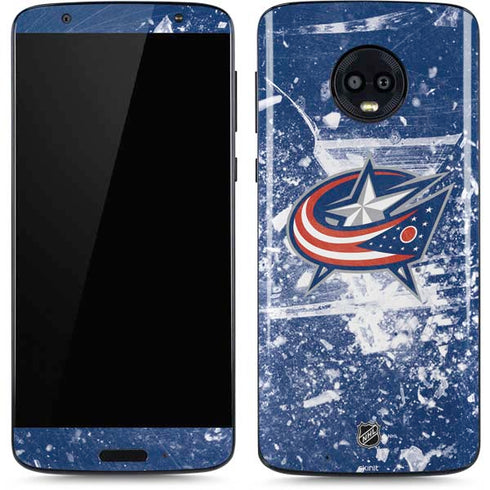 NHL Columbus Blue Jackets Frozen Moto G6 Skin