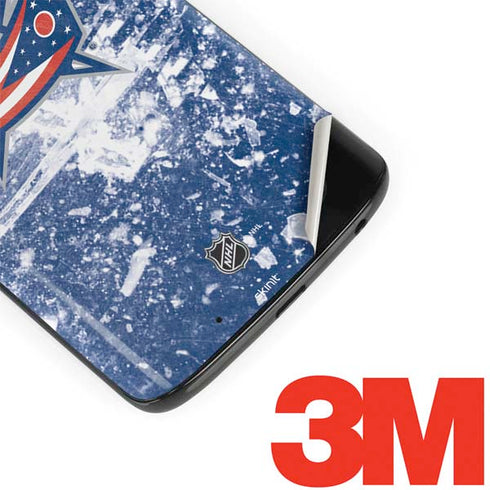 NHL Columbus Blue Jackets Frozen Moto G6 Skin