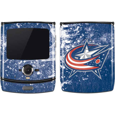 NHL Columbus Blue Jackets Frozen Motorola RAZR Skin