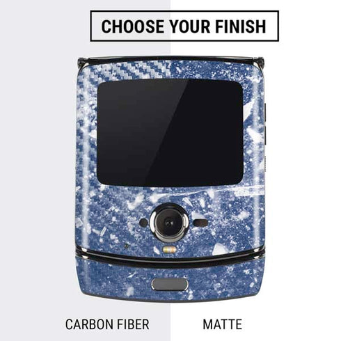 NHL Columbus Blue Jackets Frozen Motorola RAZR Skin
