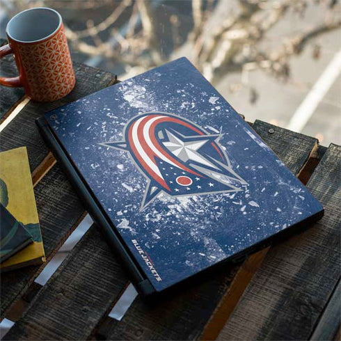 NHL Columbus Blue Jackets Frozen MSI GS65 Stealth Laptop Skin