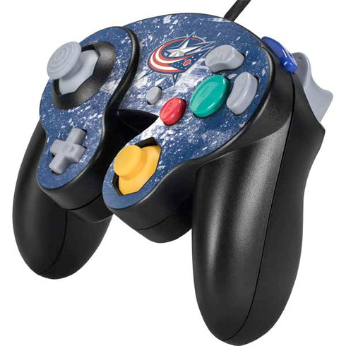 NHL Columbus Blue Jackets Frozen Nintendo GameCube Controller Skin