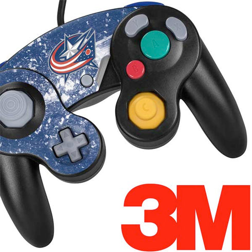 NHL Columbus Blue Jackets Frozen Nintendo GameCube Controller Skin