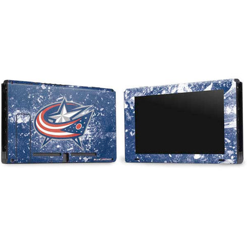 NHL Columbus Blue Jackets Frozen Nintendo Switch Bundle Skin