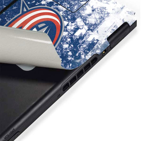 NHL Columbus Blue Jackets Frozen Nintendo Switch Bundle Skin
