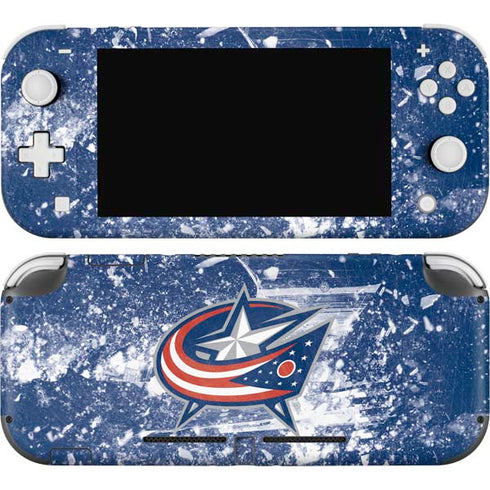 NHL Columbus Blue Jackets Frozen Nintendo Switch Lite Skin
