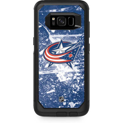 NHL Columbus Blue Jackets Frozen Otterbox Commuter Galaxy Skin
